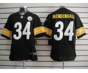 nike nfl jerseys pittsburgh steelers #34 mendenhall black[elite]