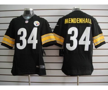 nike nfl jerseys pittsburgh steelers #34 mendenhall black[elite]