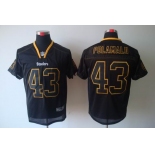 nike nfl jerseys pittsburgh steelers #43 polamalu black[Elite lights out]