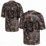 nike nfl jerseys pittsburgh steelers #43 polamalu camo[Elite 50th Patch]