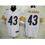 nike nfl jerseys pittsburgh steelers #43 polamalu white[elite]