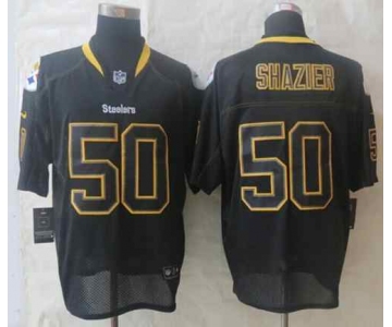 nike nfl jerseys pittsburgh steelers #50 shazier black[Elite lights out]