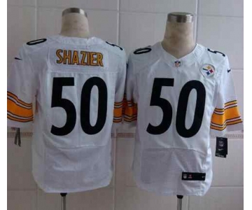 nike nfl jerseys pittsburgh steelers #50 shazier white[Elite]