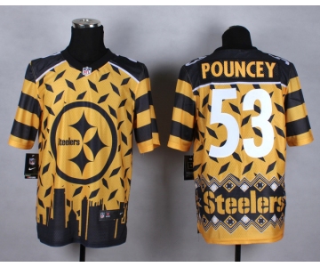 nike nfl jerseys pittsburgh steelers #53 pouncey [Elite Style Noble Fashion]