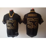 nike nfl jerseys pittsburgh steelers #53 pouncey black[Elite lights out]