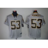 nike nfl jerseys pittsburgh steelers #53 pouncey grey[Elite lights out]