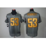 nike nfl jerseys pittsburgh steelers #53 pouncey grey[Elite shadow]