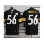 nike nfl jerseys pittsburgh steelers #56 woodley black[Elite]