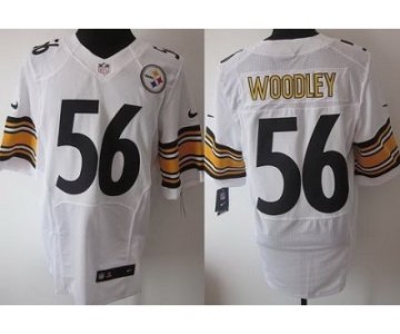 nike nfl jerseys pittsburgh steelers #56 woodley white[Elite]