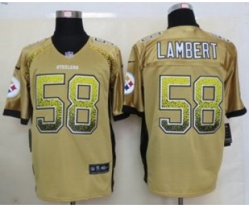 nike nfl jerseys pittsburgh steelers #58 jack lambert gold[Elite drift fashion]