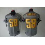 nike nfl jerseys pittsburgh steelers #58 lambert grey[Elite shadow]