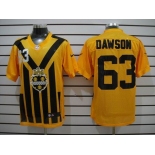 nike nfl jerseys pittsburgh steelers #63 dawson throwback yellow-black 1933