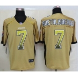 nike nfl jerseys pittsburgh steelers #7 ben roethlisberger gold[Elite drift fashion]