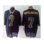 nike nfl jerseys pittsburgh steelers #7 roethlisberger black[Elite lights out]