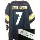 nike nfl jerseys pittsburgh steelers #7 roethlisberger black[Elite signature]