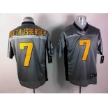 nike nfl jerseys pittsburgh steelers #7 roethlisberger grey[Elite shadow]