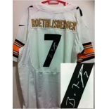 nike nfl jerseys pittsburgh steelers #7 roethlisberger white[Elite signature]