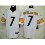 nike nfl jerseys pittsburgh steelers #7 roethlisberger white[elite]