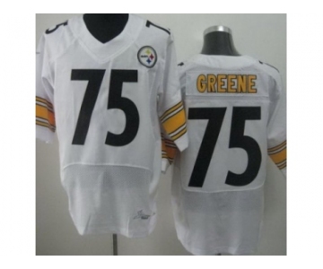 nike nfl jerseys pittsburgh steelers #75 greene white[Elite]