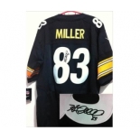 nike nfl jerseys pittsburgh steelers #83 miller black[Elite signature]