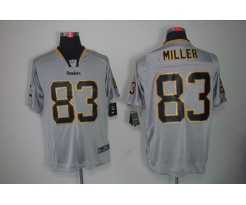 nike nfl jerseys pittsburgh steelers #83 miller grey[Elite lights out]