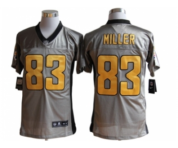 nike nfl jerseys pittsburgh steelers #83 miller grey[Elite shadow]