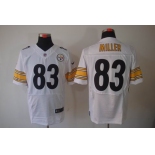 nike nfl jerseys pittsburgh steelers #83 miller white[Elite]