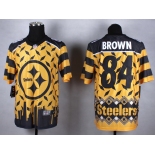 nike nfl jerseys pittsburgh steelers #84 brown [Elite Style Noble Fashion]