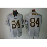 nike nfl jerseys pittsburgh steelers #84 brown grey[Elite lights out]