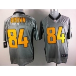 nike nfl jerseys pittsburgh steelers #84 brown grey[Elite shadow]