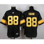 nike nfl jerseys pittsburgh steelers #88 swann black[Elite][number golden]