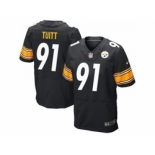 nike nfl jerseys pittsburgh steelers #91 stephon tuitt black(Elite)[tuitt]