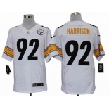 nike nfl jerseys pittsburgh steelers #92 harrison white[Elite]