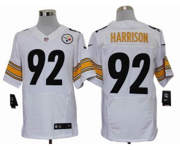 nike nfl jerseys pittsburgh steelers #92 harrison white[Elite]