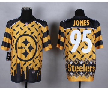 nike nfl jerseys pittsburgh steelers #95 jones[Elite Style Noble Fashion]