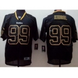 nike nfl jerseys pittsburgh steelers #99 keisel black[Elite lights out]