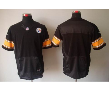 nike nfl jerseys pittsburgh steelers blank black[Elite]