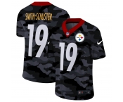 Men New Nike Pittsburgh Steelers #19 Smith-schuster 2020 Nike Camo Salute to Service Limited Jersey