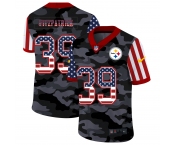 Men New Nike Pittsburgh Steelers #39 Fitzpatrick 2020 Nike Camo USA Salute to Service Limited Jersey