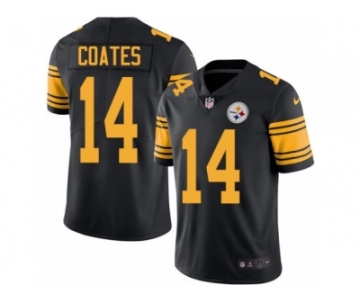 Men Nike Pittsburgh Steelers #14 Sammie Coates Black Color Rush Limited Jersey