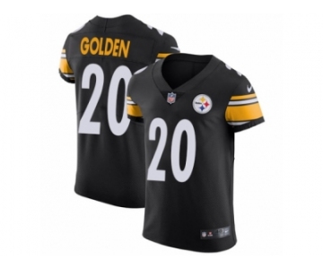 Men Nike Pittsburgh Steelers #20 Robert Golden Black Team Color Vapor Untouchable Elite Player NFL Jersey