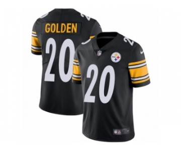 Men Nike Pittsburgh Steelers #20 Robert Golden Black Team Color Vapor Untouchable Limited Player NFL Jersey