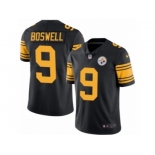 Men Nike Pittsburgh Steelers #9 Chris Boswell Limited Black Rush Vapor Untouchable NFL Jersey