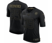 Men Pittsburgh Steelers #39 Minkah Fitzpatrick Nike 2020 Salute To Service Limited Jersey Black