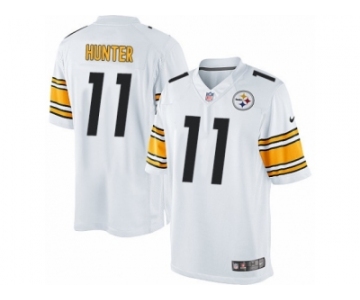 Men's Nike Pittsburgh Steelers #11 Justin Hunter Limited White NFL Jersey