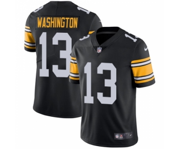 Men's Nike Pittsburgh Steelers #13 James Washington Black Alternate Vapor Untouchable Limited Player NFL Jersey