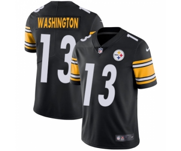 Men's Nike Pittsburgh Steelers #13 James Washington Black Team Color Vapor Untouchable Limited Player NFL Jersey