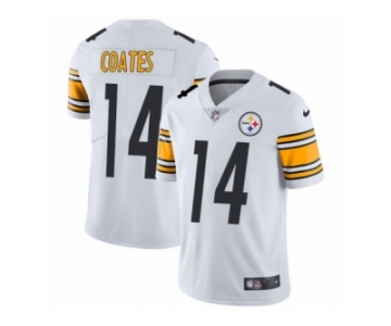 Men's Nike Pittsburgh Steelers #14 Sammie Coates Vapor Untouchable Limited White NFL Jersey