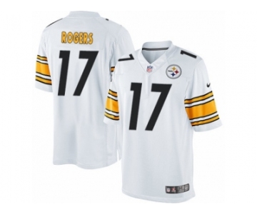 Men's Nike Pittsburgh Steelers #17 Eli Rogers Limited White NFL Jersey