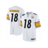 Men's Nike Pittsburgh Steelers #18 Zach Mettenberger Limited White NFL Jersey